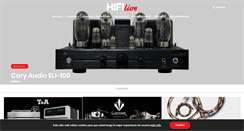 Desktop Screenshot of hifilivemagazine.com